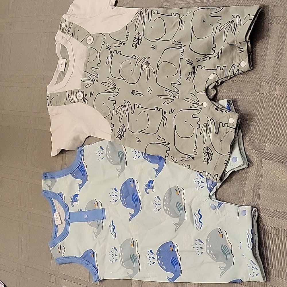 NWOT baby one piece rompers- 2
